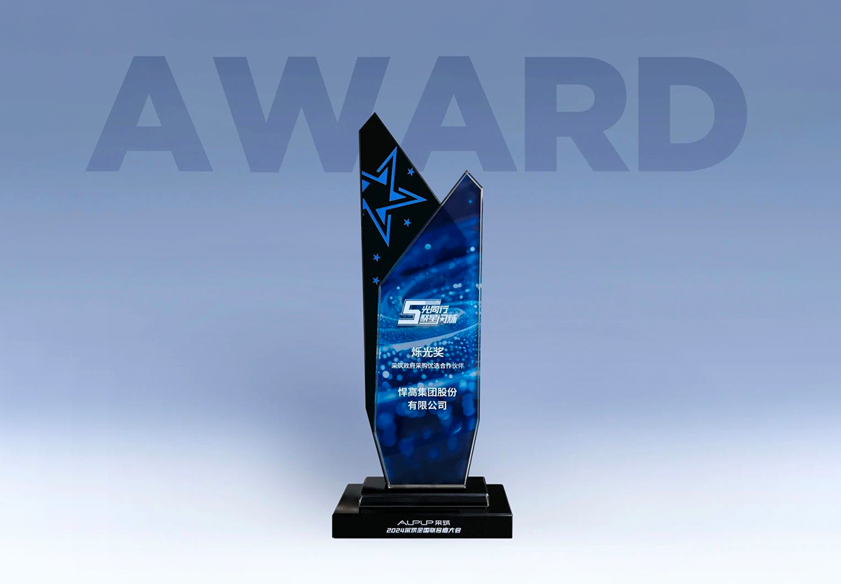 喜讯！qy88vip.cnn千亿荣获“采筑政府采购优选合作伙伴”烁光奖